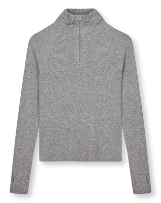 Fine Merino Ida Strik - Grey Melange 